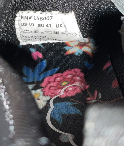 Vera Bradley Women’s Size 10 Black Quilted Slip On Sneakers NWT No Box - Picture 6 of 6
