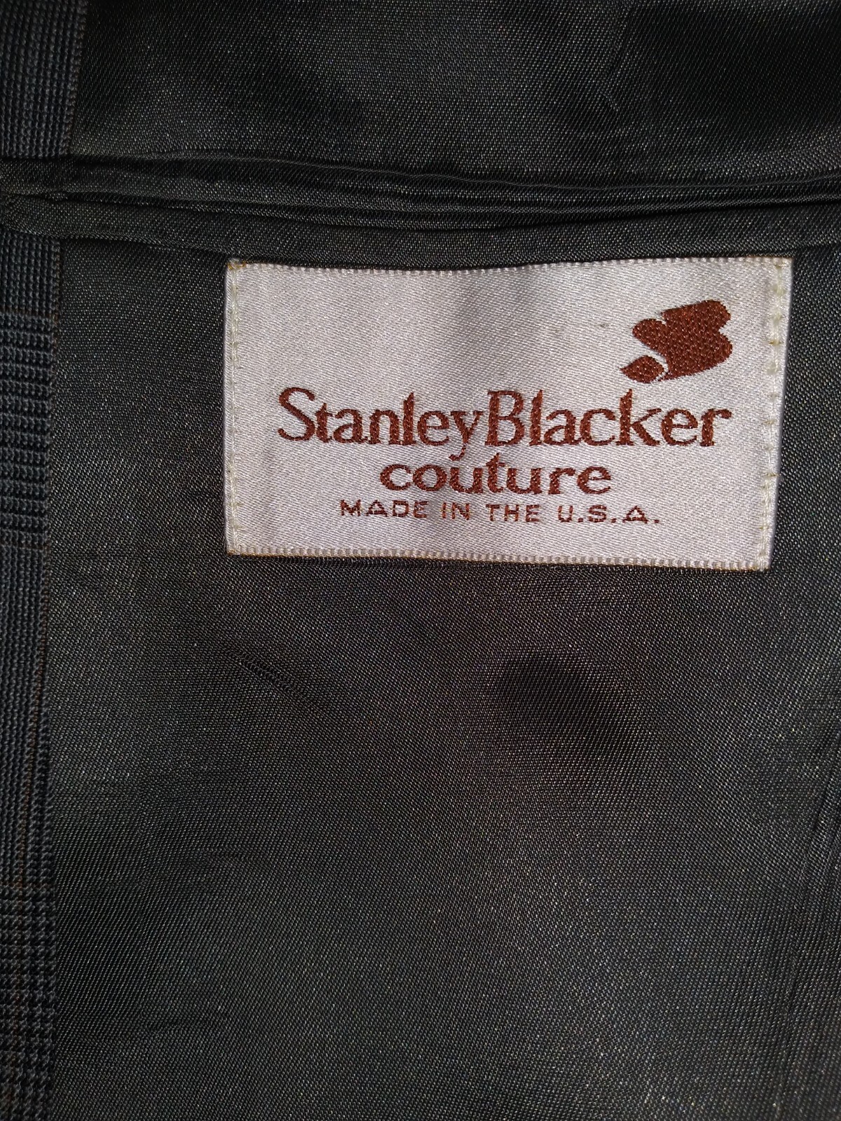 STANLEY BLACKER COUTURE DOUBLE BREASTED GRAY PLAI… - image 2