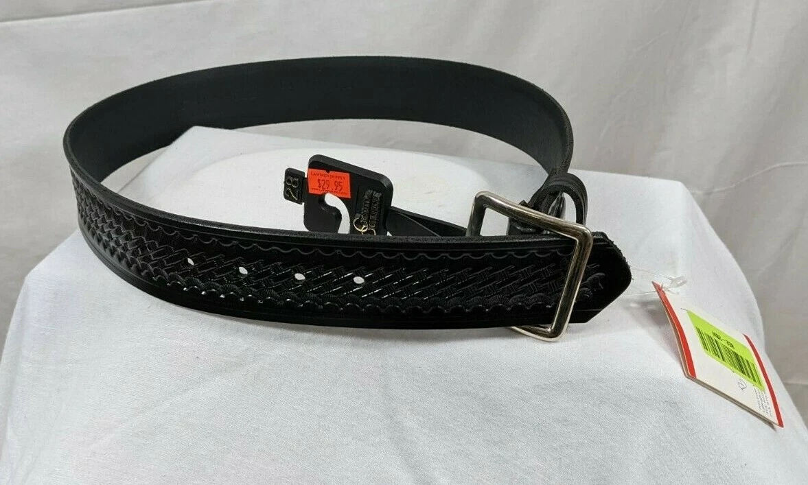Police duty belt clearance basketweave