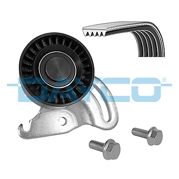 Dayco KPV182 V-Ribbed Belt Set For Renault-image
