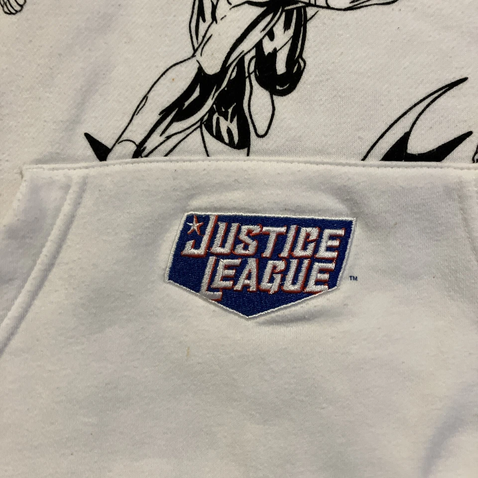 Impresionante - Puma X Liga de la Justicia - Sudadera con Capucha Pullover Estampado Completo - Juvenil Talla XL Foto 3 de 4