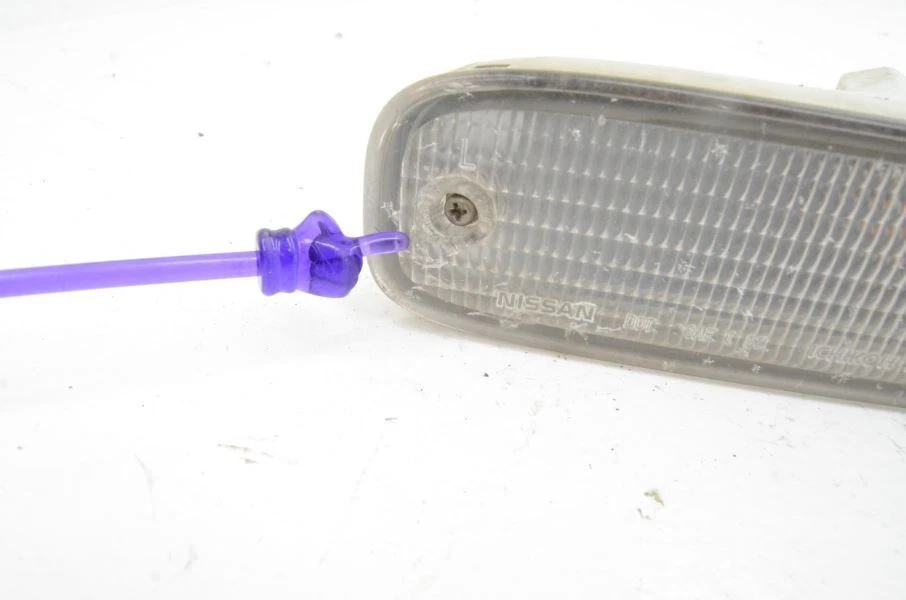 Luz de parachoques izquierda Nissan 240SX S14 1995-1998 Zenki conductor grietas de estrés Foto 2 de 4