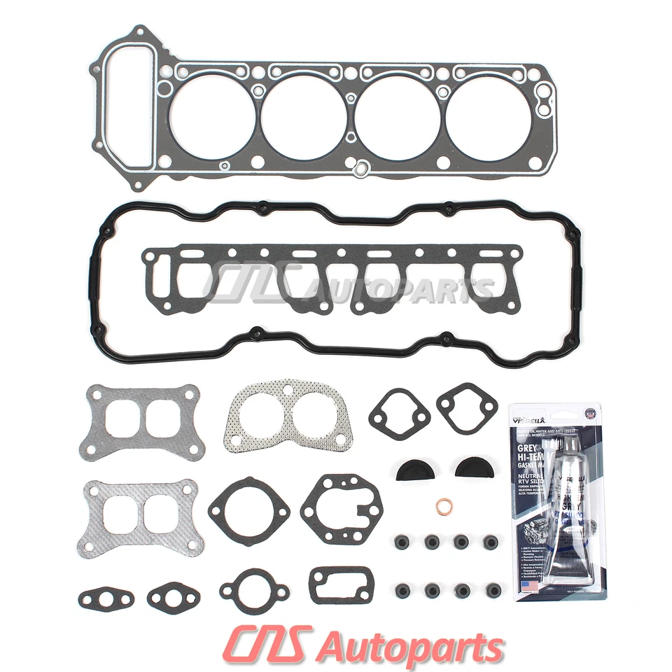 FULL GASKET SET Z24 Fits 86-89 NISSAN D21 PICKUP 2.4 SOHC 8V Foto 2 de 4