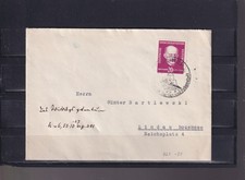 DDR NR.627 AUF BRIEF MIT STEMPEL RADEBEUL.