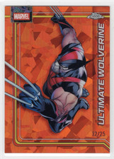 2026 Topps Chrome Marvel Sapphire Orange /25 Refractor #184 - ULTIMATE WOLVERINE