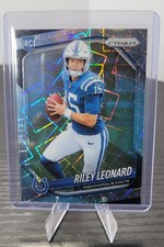 2025 Panini Prizm Riley Leonard RC Lazer Prizm Indianapolis Colts