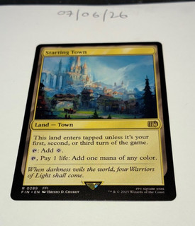 Magic the Gathering MTG Starting Town x1 Rare Karte NM/M Final