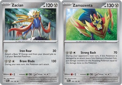 Zacian & Zamazenta 136/182 - Destined Rivals – Legendary Pokemon