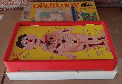 1965 Milton Bradley OPERATION Skill Game Made In USA Vintage 4 bones missing - Picture 9 of 12