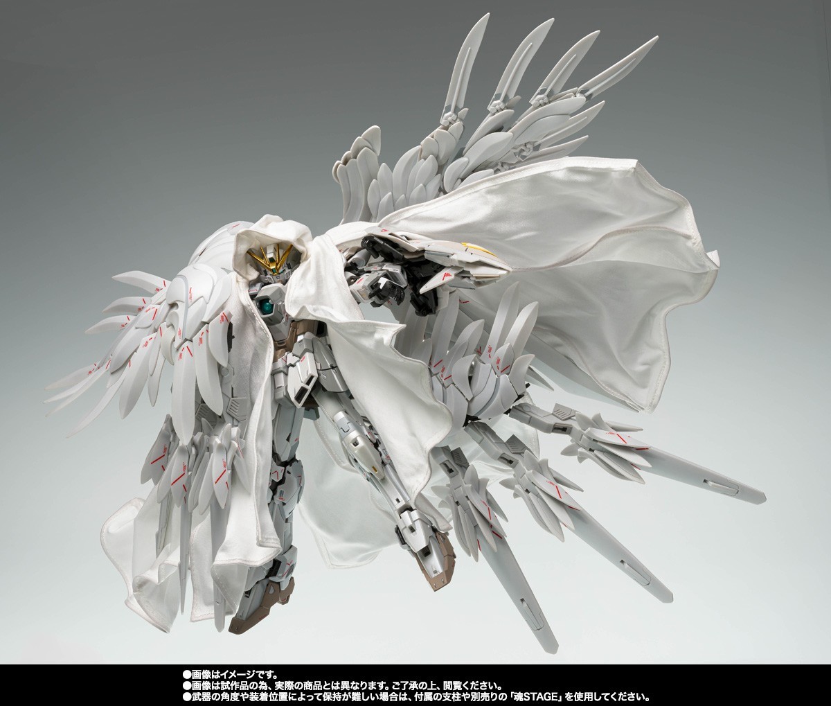 GUNDAM ZERO CLOAKED CUSTOＭ GFFMC Wing Gundam Zero Cloaked Custom EW Metal Composite P-Bandai