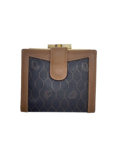 Dior Two Fold Cowhide Leather Wallet for Women