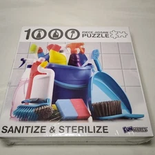 Funwares Sanitize And Sterilize Puzzle New Sealed 1000 Pieces 27" x 19"