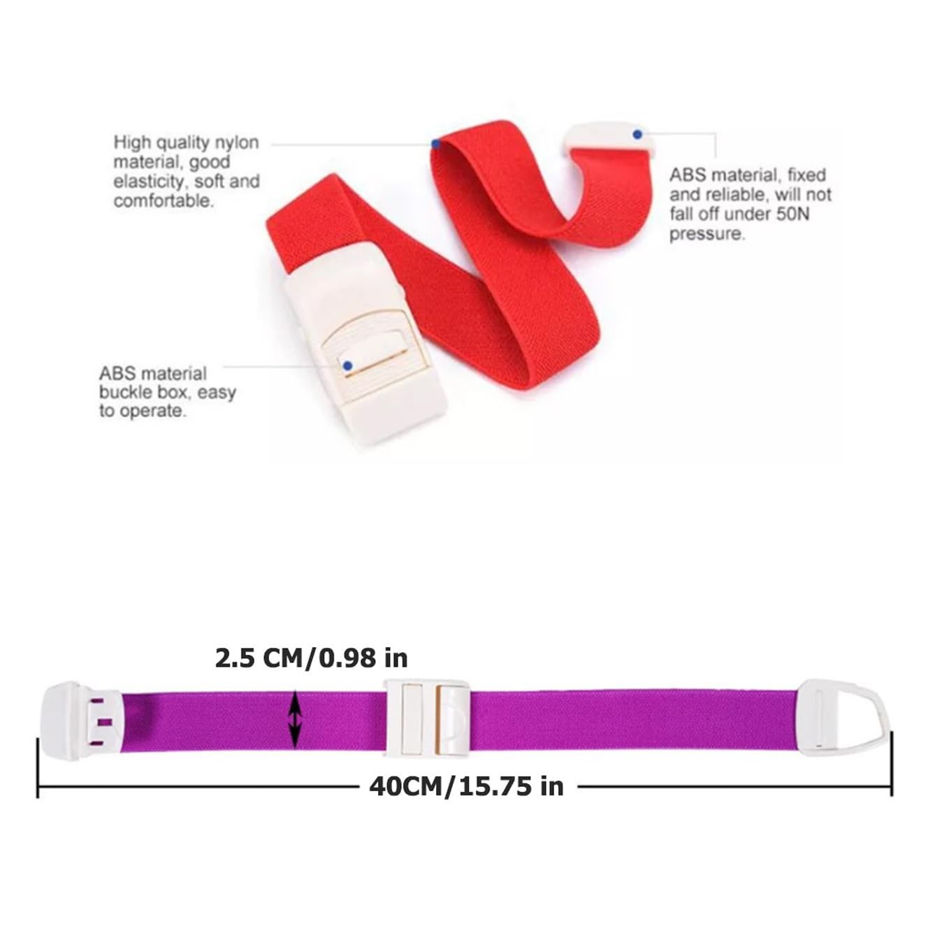 6-Pack Tourniquet Elastic First Aid Quick Release Medical Sport Emergency Tourni