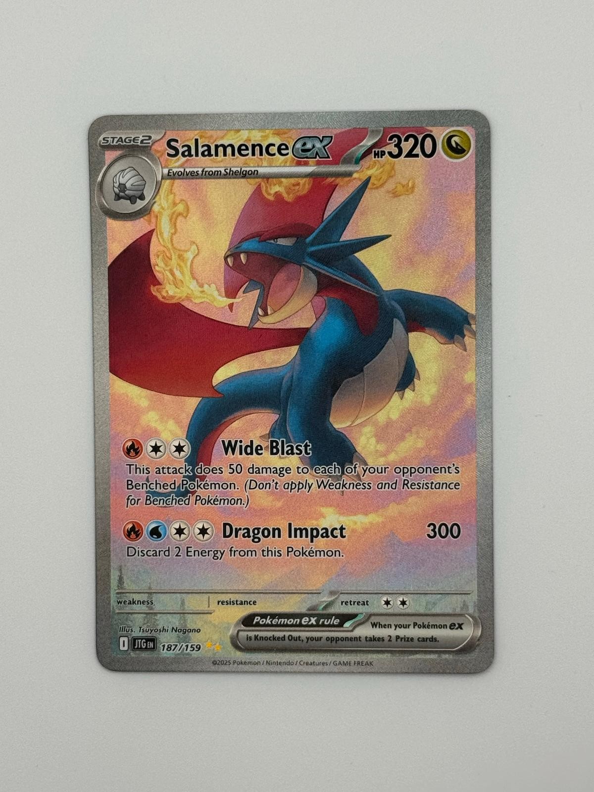 Salamence ex 187/159 Special Illustration Rare Journey Together Pokemon Holo NM