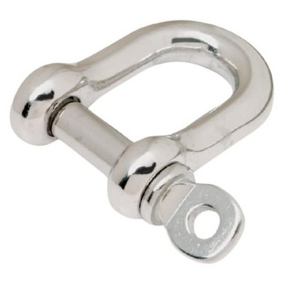 Seachoice 316 SS Screw Pin Anchor D Shackle 3/16'' 2800 lbs Break Strength 44581