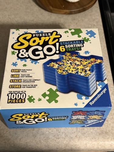 Ravensburger Puzzle Sort & Go! Stackable Sorting Trays