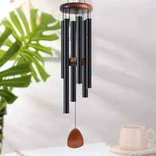 Large Deep Resonance Serenity Wind Chimes Metal Deep Tone Outdoor Home Decor