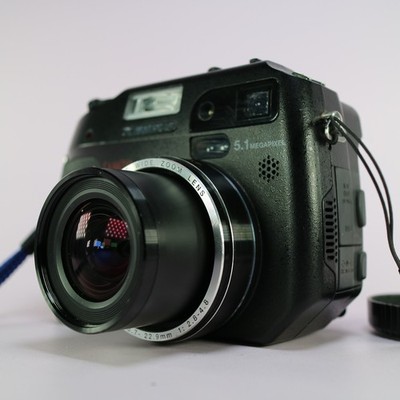 Olympus Digital Camera C-5060 Wide Zoom Flip Screen 5.1MP Black