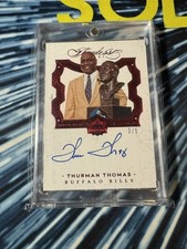 Panini 2016 Flawless Thurman Thomas Buffalo Bills Hall of Fame Autograph Ruby /5