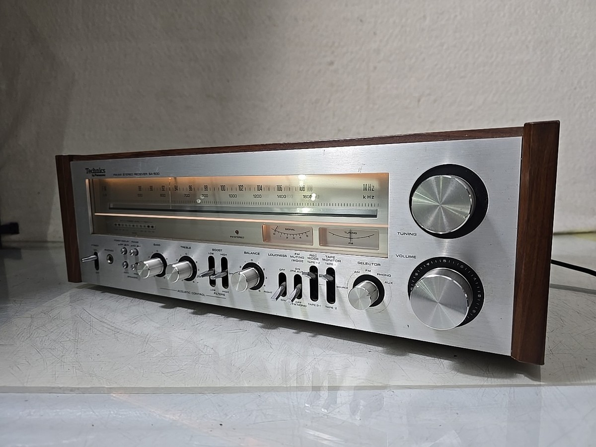 Technics SA-DX550 AVアンプ Technics SA-500 Vintage AM/FM Stereo Receiver Panasonic - Tested