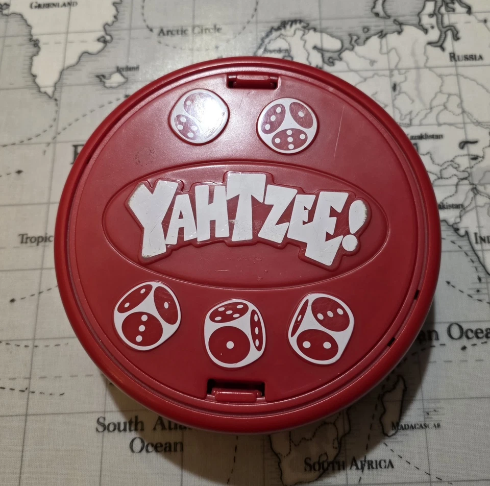Yahtzee Travel Edition Dice Game By Hasbro With Portable Arena  - Image 4 of 4