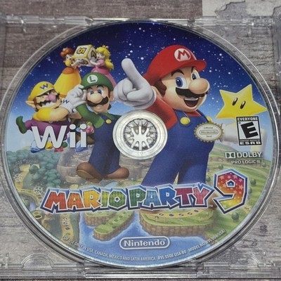 Mario Party 9 Nintendo Wii Tested & Working Disc Only