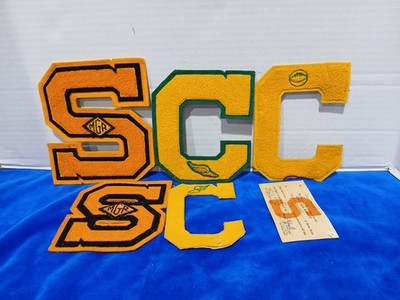 True Vintage Letterman Jacket Letters MGR Block S and C Santa Rose High School