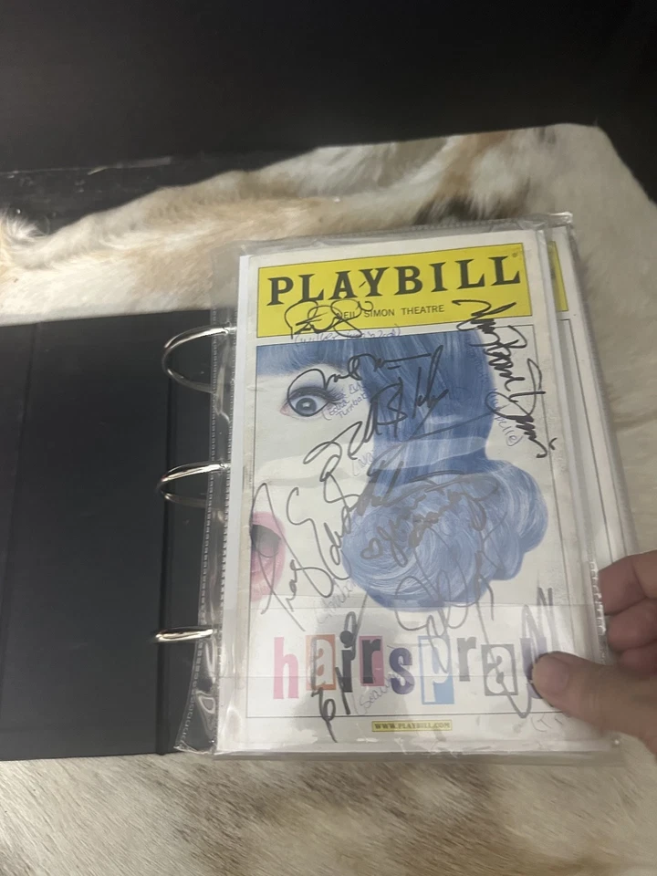 Black Playbill Collection from 2000's + plastic sleeve binder some signatures - Image 2 of 4