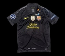 Messi #10 FC Barcelona 2011-2012 Champions League Away Short Sleeve Jersey