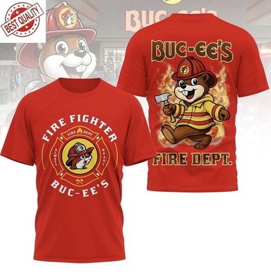 Bucee s  Fire Fighter Always Ready T-Shirt S-3XL Texan Gift Cowboy Tee Oversize