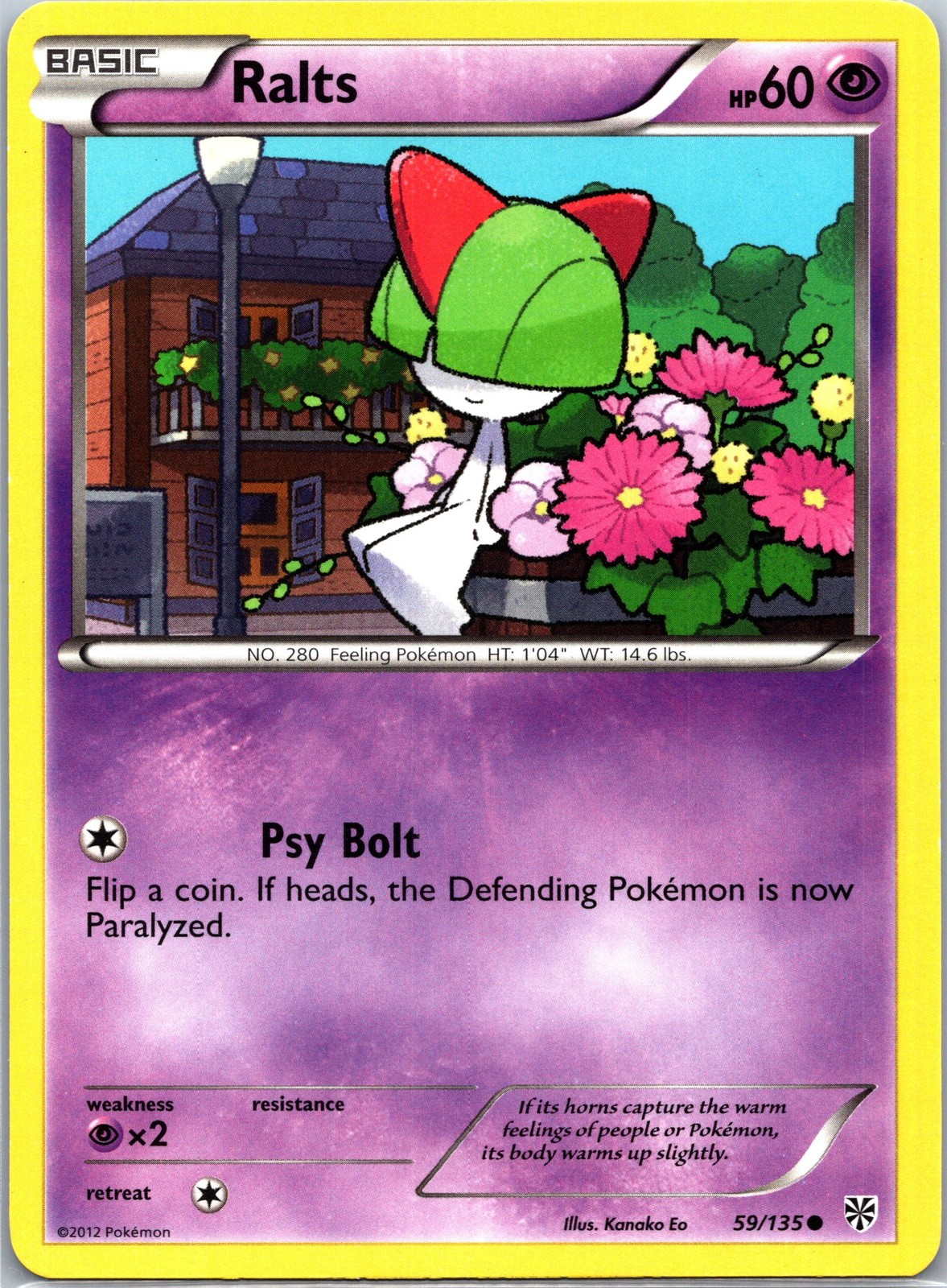 Ralts Common Plasma Storm 59/135 LP