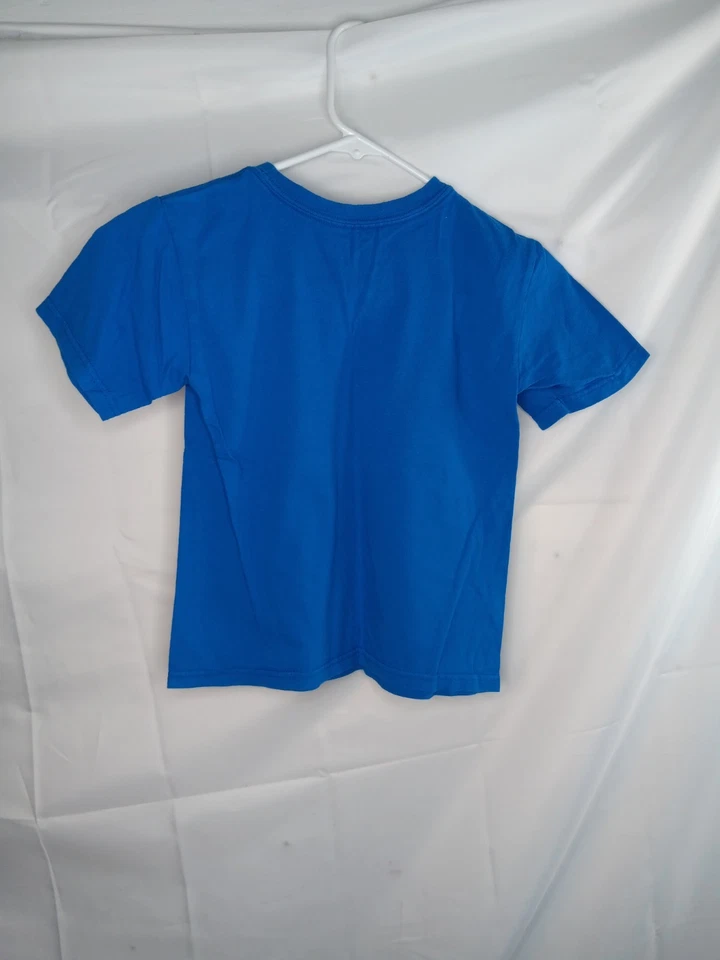 DISNEY FROZEN OLAF SIZZLIN' SNOW MAN BLUE T-SHIRT BOY'S SIZE S 5-6 - Image 3 of 3