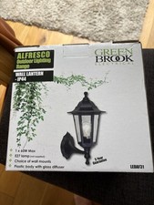 Green Brook Electrical Wall Lantern IP44 Brand New In Box