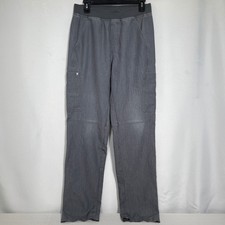 FIGS Technical Collection Cargo Grey Scrub Pants Men's SMALL Tall