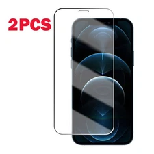 2pcs Tempered Glass Screen Protector Tempered Film For iPhone 14 15 16 Pro Plus