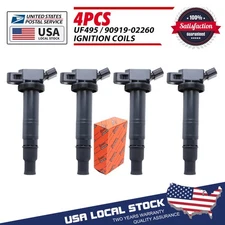 For Denso 4X IGNITION COIL 90919-02260 FITS Toyota Lexus V6 2.7L 4.0L 4.6L 5.7L