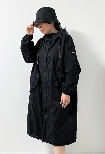 Women Aigle Trench Coat Black Polyamide One size