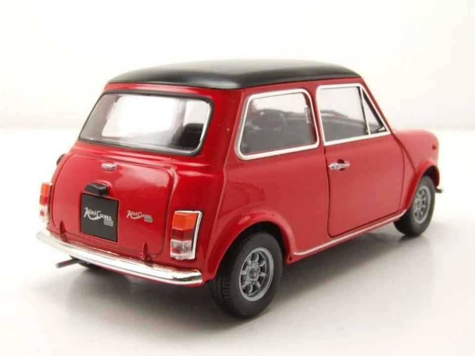 Morris Mini Cooper 1300 1974 rot Modellauto 1:24 Welly - Bild 2 von 4