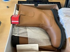 Centek FS240 Tan Leather Safety Boot Size 9