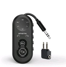Airplane Bluetooth 5.4 Transmitter Receiver, 2-in-1 Airplane Bluetooth...