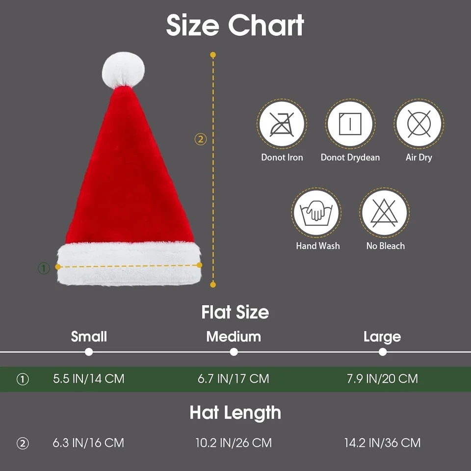 SANTA HAT FOR PETS DOG CAT CHRISTMAS HOLIDAY - Image 4 of 4