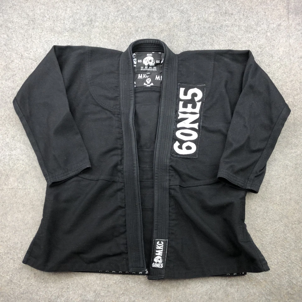 MKC 6ONE5 Sumner BJJ Gi куртка A0L череп нашивка Co жемчуг плетение черный джиу-джитсу - Изображение 2 из 4