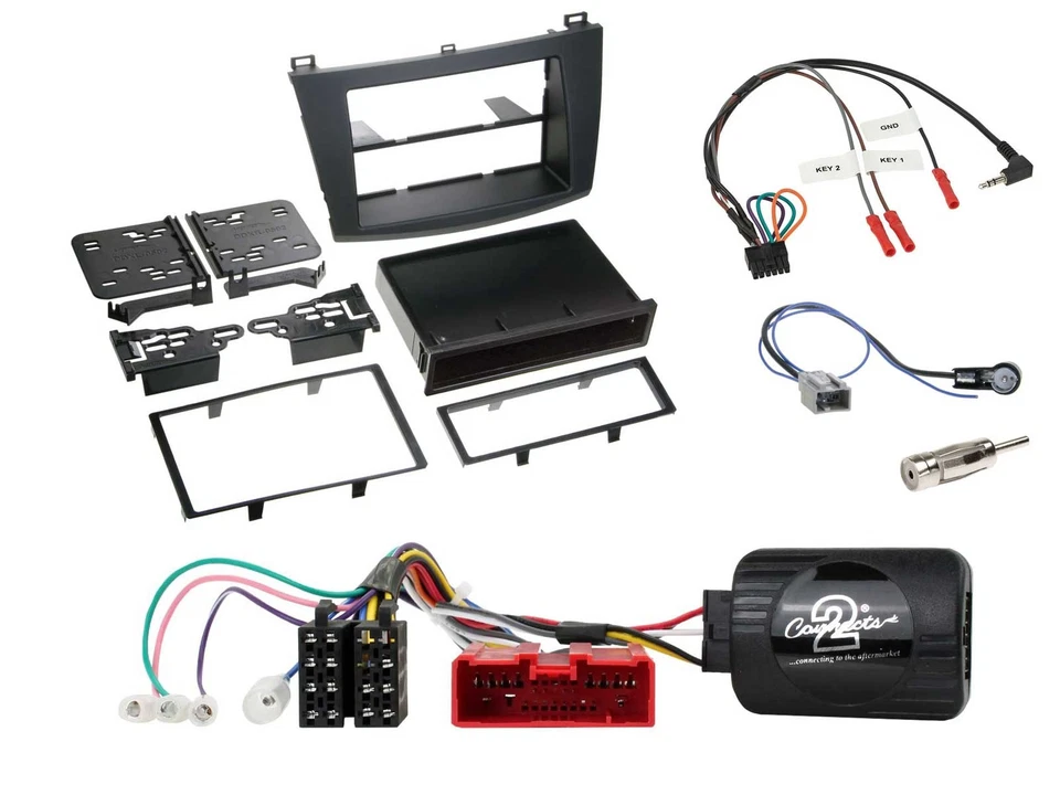 JVC Bluetooth Lenkrad USB DAB CD Autoradio für Mazda 3 2009-2013 analog - Bild 3 von 4