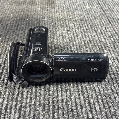 Canon VIXIA HF R700 Camcorder Video Camera Full HD 1080p For Parts - Powers On