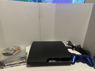 Sony Playstation 3PS3 Slim 128GB SSD Upgraded New Thermal Paste 5 Games Restored