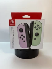Nintendo Switch Joy-Con (L) / (R) Pastel Purple / Pastel Green Open Box