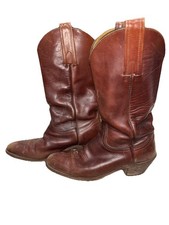 Vintage Frye Cowboy Boots Women 7 B Made In USA Style 6250