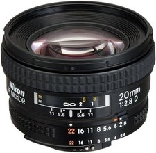 Nikon AF Nikkor 20 mm 1:2.8 D obiettivo per fotocamera con obiettivo fotografico