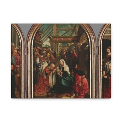 Jacob Cornelisz van Oostsanen, Amsterdam - Drieluik - Canvas Wall Art