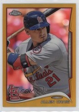 2014 Topps Chrome Gold Refractor /50 Allen Craig #70 0u0